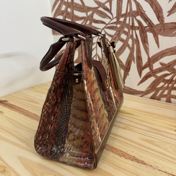 Brahmin Adrian Satchel in Pecan Melbourne - Picture 3 of 7